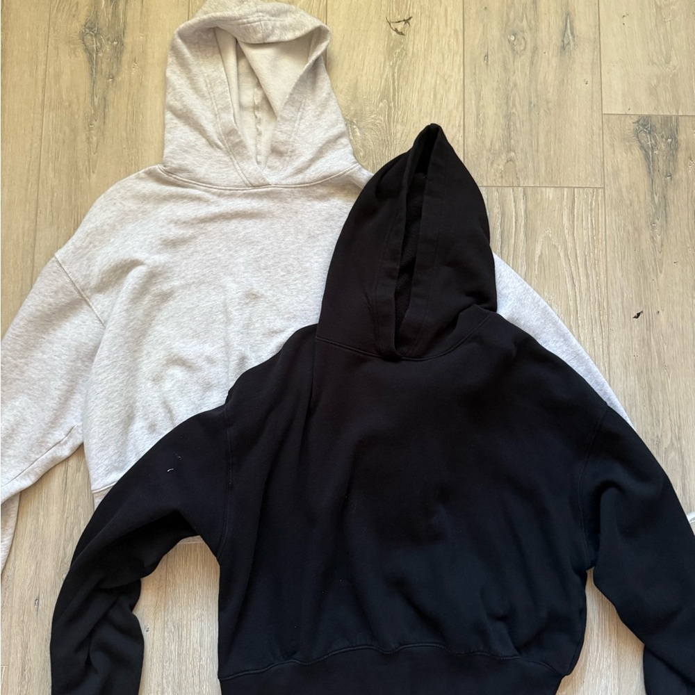 Old Navy Black and Grey Sweatshirt Set
